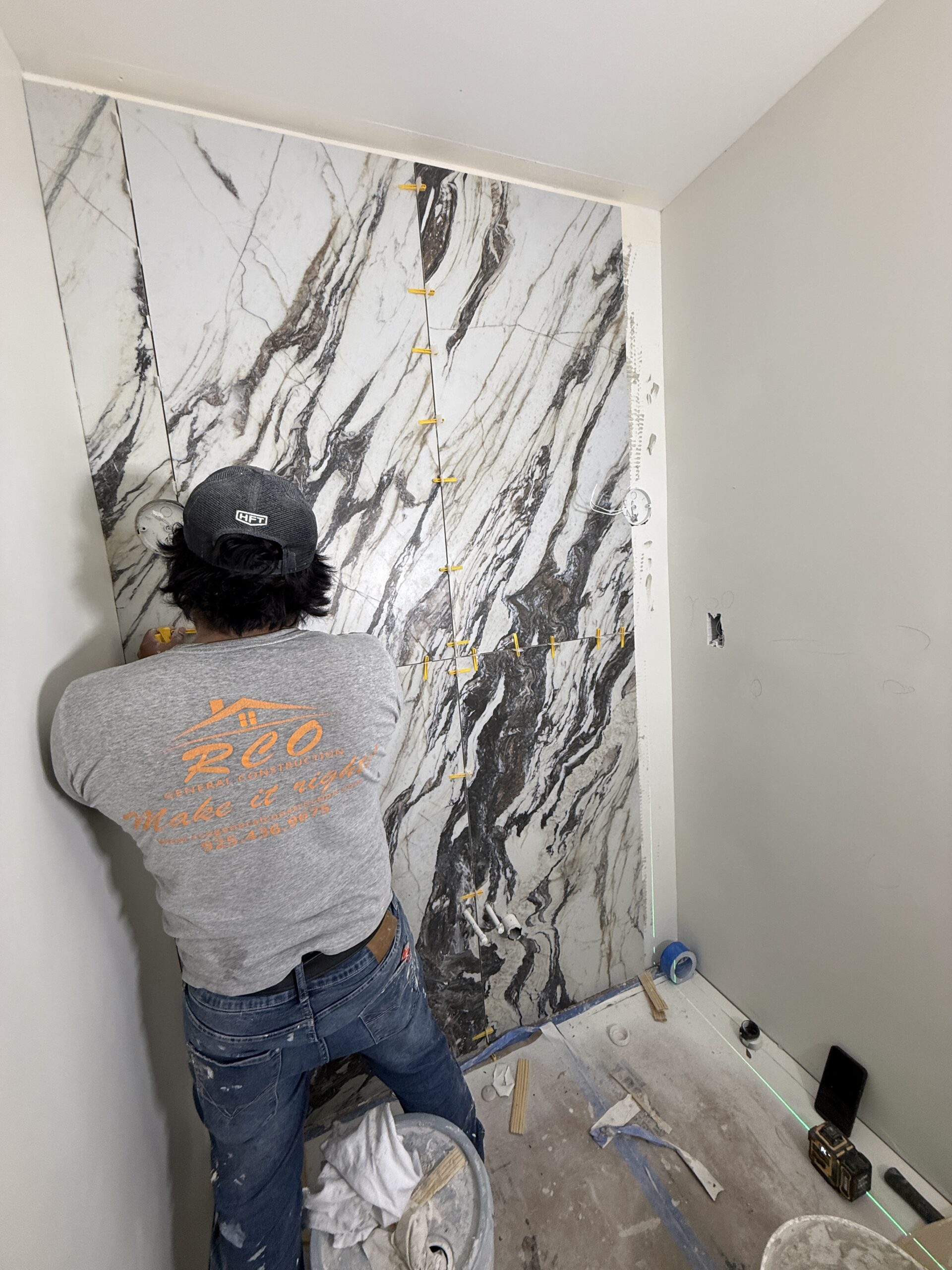 bay design + remodel employee working