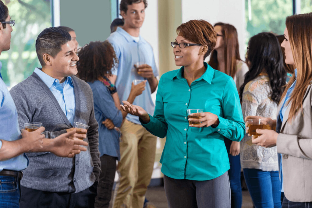 Pleasant Hill Realtor Local community real estate event with people networking