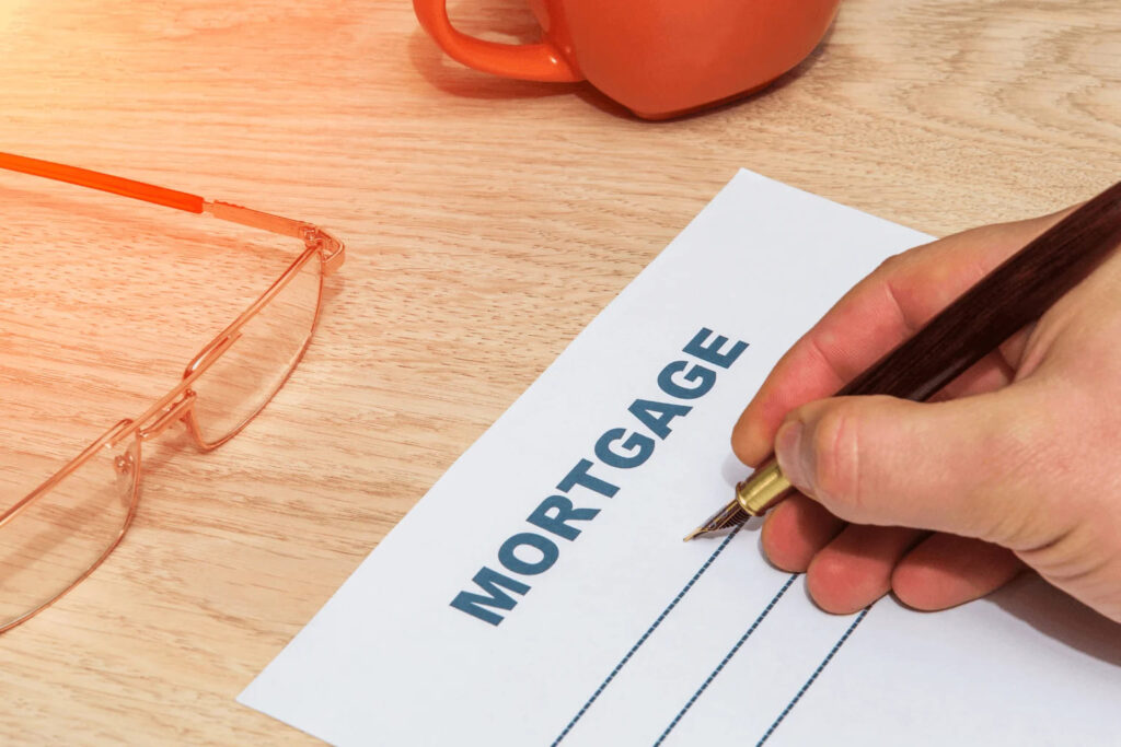 Homebuyer reviewing mortgage preapproval documents